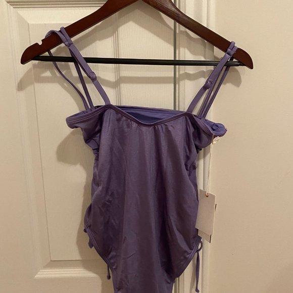 NWT GOOD AMERICAN SHINE ONE-PIECE SWIMSUIT [size small] - Picture 4 of 5
